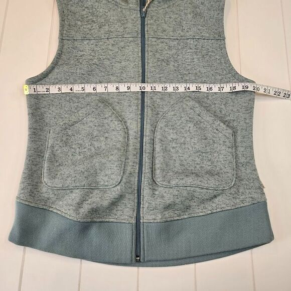 Burton Fleece Lined Hooded Minxy Vest‎ Women's Size MEDIUM Aqua Blue Gorpcore - Picture 11 of 12
